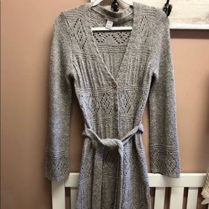 Adorable long sweater.